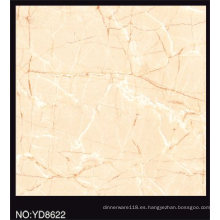 Porcelana esmaltada a todo color beige pulida del color 600X600m m